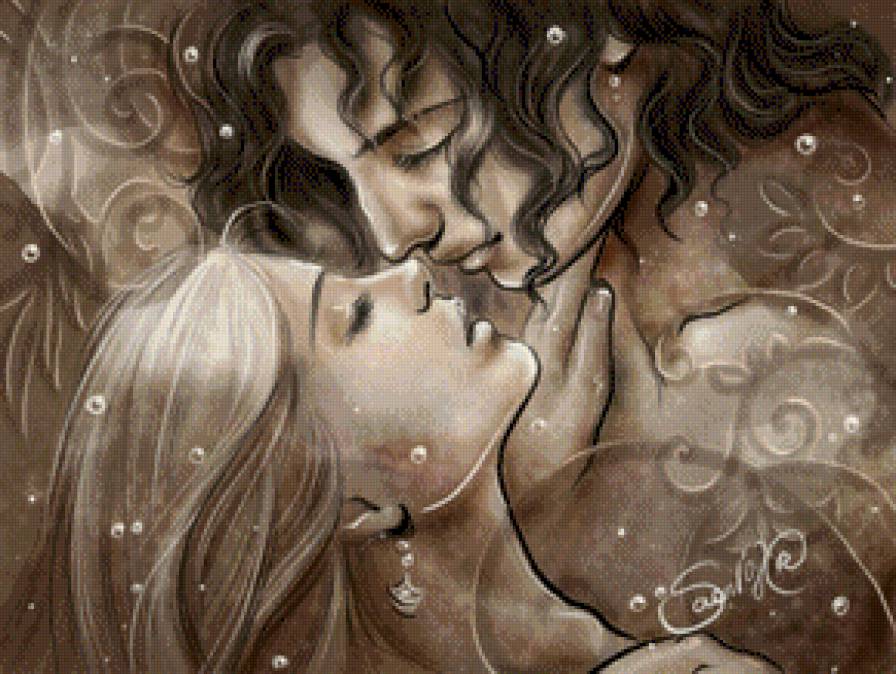 Поцелуй - природа, люди, любовь - предпросмотр