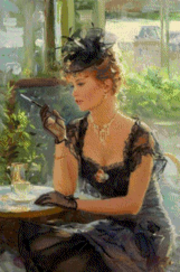 Dama en el jardin - предпросмотр