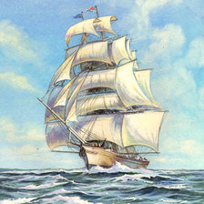 Схема вышивки «Серия "Море"»