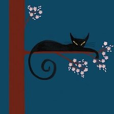 Схема вышивки «киса»