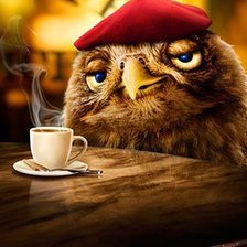 Схема вышивки «утренний кофе»