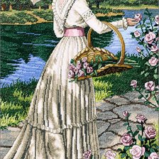 Схема вышивки «В саду»