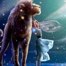 Схема вышивки «Лев»