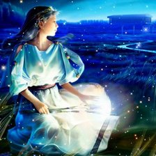 Схема вышивки «Дева»