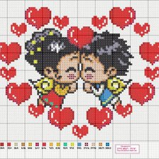 Схема вышивки «етрика1»