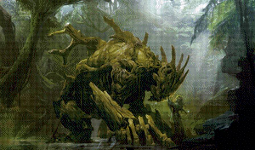 Девушка и тролль - фентези - предпросмотр