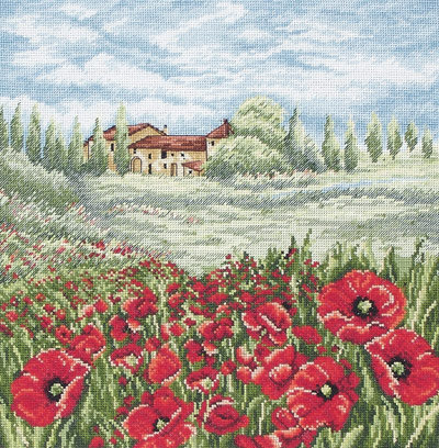 тоскания - маки - оригинал