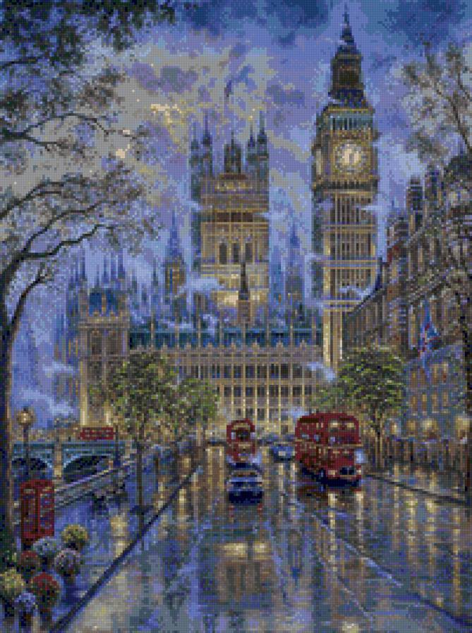 Города - лондон, городской пейзаж - предпросмотр