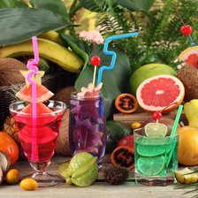 Схема вышивки «коктейли»