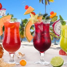 Схема вышивки «коктейли»