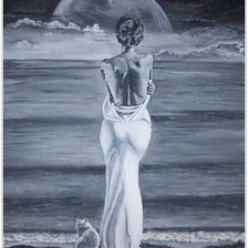 Схема вышивки «одиночество»