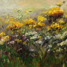 Схема вышивки «Łąki, trawy, kwiaty... XL»