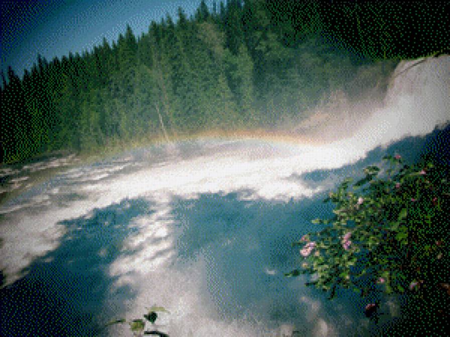 rainbow - водопад, радуга - предпросмотр