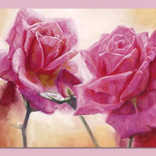 Схема вышивки «Розы»