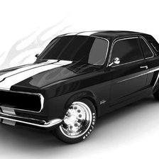 Схема вышивки «Форд Мустанг»