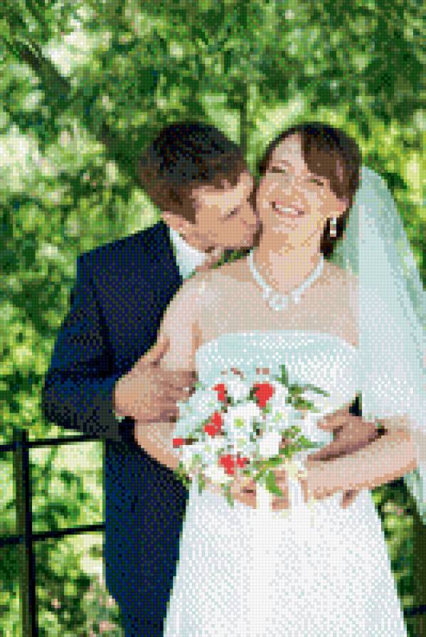 Счастливый день - лето, свадьба, жених, невеста - предпросмотр