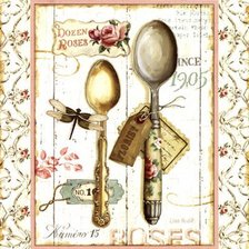 Схема вышивки «Винтаж на кухню»