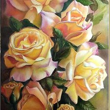 Схема вышивки «розы»