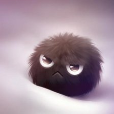 Схема вышивки «Злой пушистик»