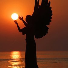 Схема вышивки «ангел»