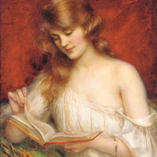 Схема вышивки «за книгой»