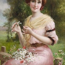 Схема вышивки «в саду»