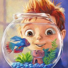 Схема вышивки «аквариум»