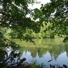 Схема вышивки «Пруд в Абрамцево»