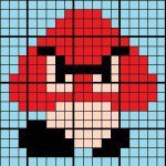 Схема вышивки «прекрасный грибочек»