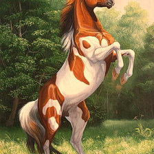 Схема вышивки «Серия "Лошади, кони"»