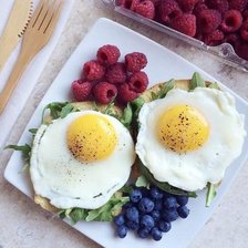 Схема вышивки «завтрак»