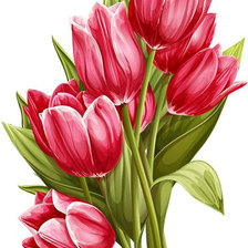 Схема вышивки «Серия "Цветы, букеты"»