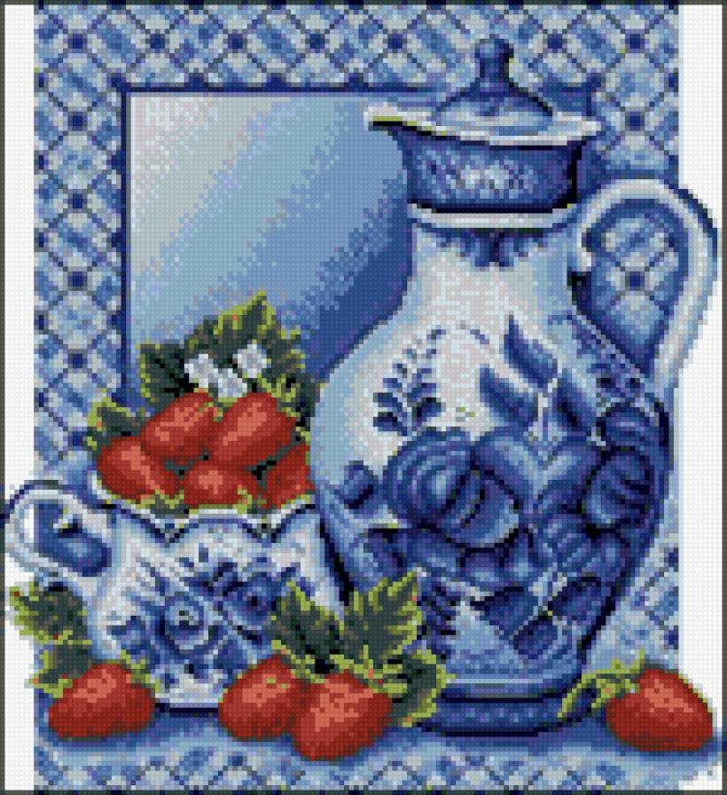 Натюрморт гжель - натюрморт, гжель - предпросмотр