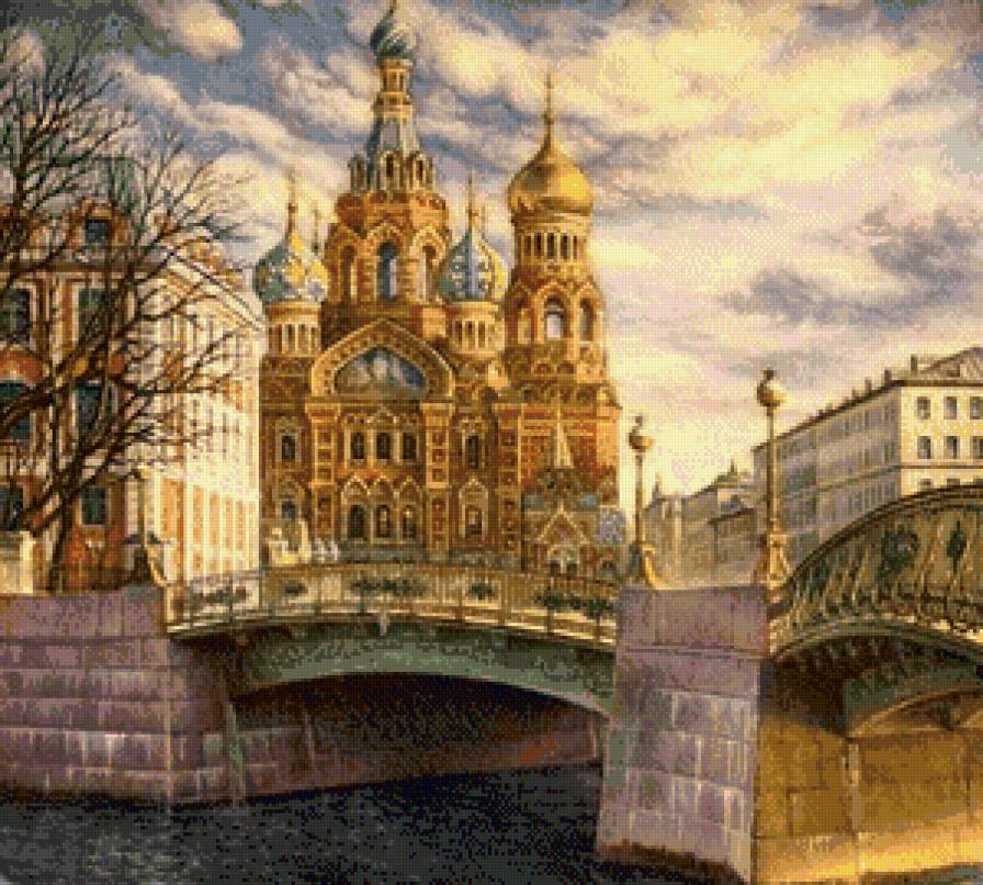 Серия "Соборы и храмы" Храм Спаса-на-Крови" - предпросмотр