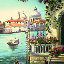 Схема вышивки «Романтическая прогулка»