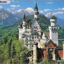 Схема вышивки «Нойшванштайн»