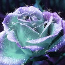 Схема вышивки «сказочная роза»