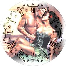 Схема вышивки «Часы»