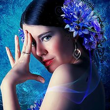 Схема вышивки «кармен»