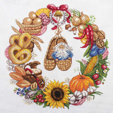 Схема вышивки «Венок изобилия»