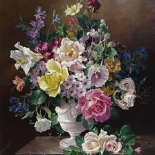 Схема вышивки «Благородный букет»