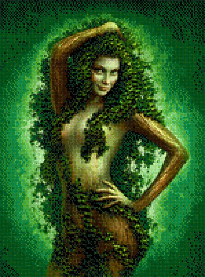 дриада5 - дриада, девушка, сказка, фэнтези - предпросмотр