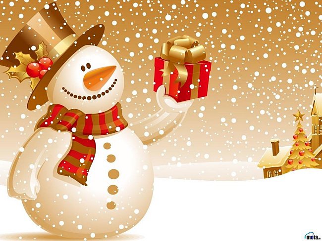 Снеговик - снеговик, новый год - оригинал