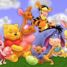 Схема вышивки «винни и др»