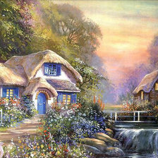 Схема вышивки «Райский уголок»