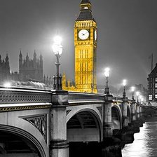 Схема вышивки «Золотой Биг Бен»