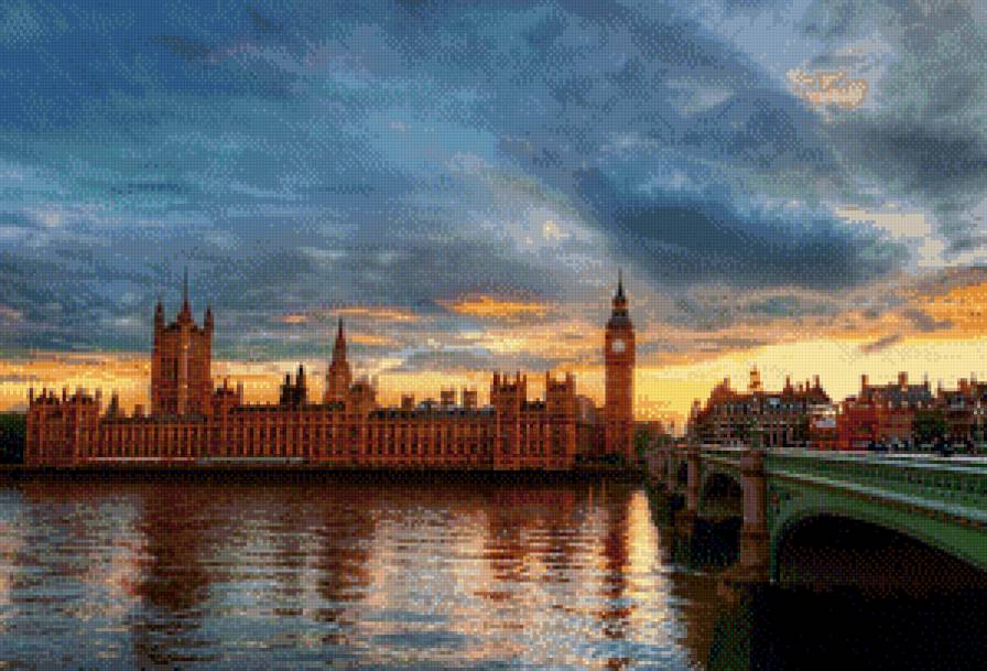 Вечерний Лондон - лондон - предпросмотр