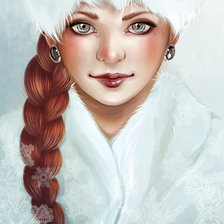 Схема вышивки «зимушка»