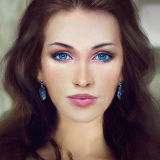 Схема вышивки «голубоглазая»