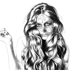 Схема вышивки «Монохром»